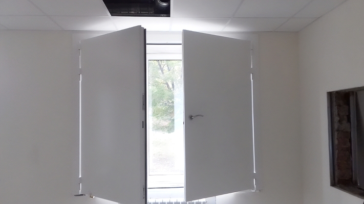 Глухие ставни с двумя створками